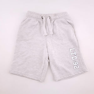 7-8Y Boys Grey Fleece Shorts - LTD
