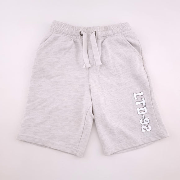 7-8Y Boys Grey Fleece Shorts - LTD