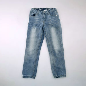 5-6Y Girls Light Blue With Wash Denim Pants - KDS