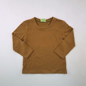 4-5Y Boys Gold/Brown Shirt - Waga Dude