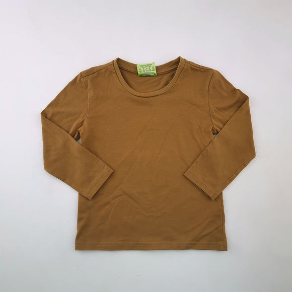 4-5Y Boys Gold/Brown Shirt - Waga Dude