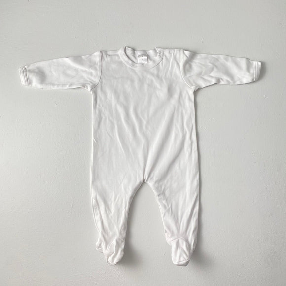 3-6M Girls White Sleep Vest - Clicks