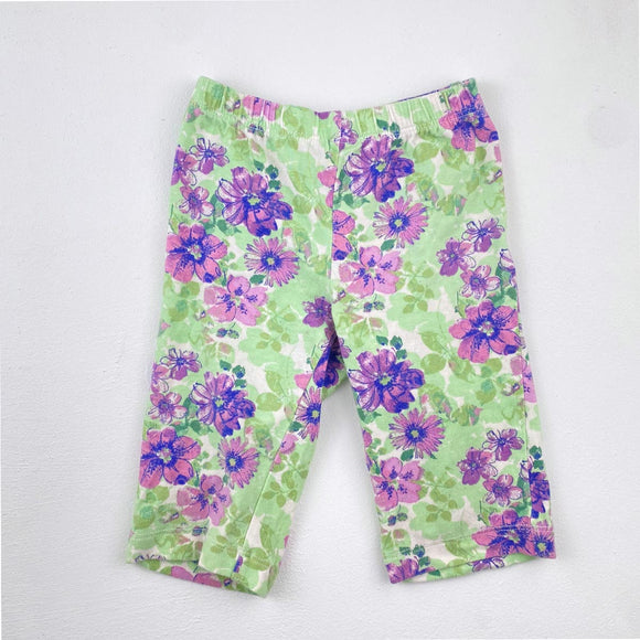 3-4Y White With Flowers Leggings - Guess