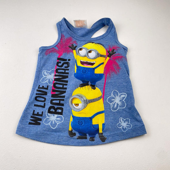 2-3Y Girls Minion Shirt - Despicable Me
