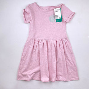 <b><span style="background-color: #ee1f44"><font color="white">&nbsp;*NEW*&nbsp;</font></span></b> 3-4Y Girls Pink With Silver Heart Dress - H&M